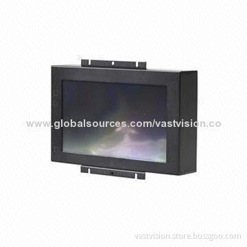 8-inch Open Frame TFT LCD Monitor, Touch Screen Optional, 12V Output Power Adapter